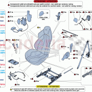 FRONT RH GUIDE RAIL COVER for 