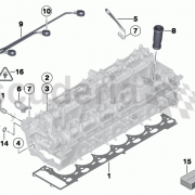 Spark plug pipe for 