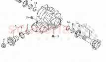 FLANSCHWELLE, DICHTUNG, FÌR HINTERACHSDIFFERENTIAL