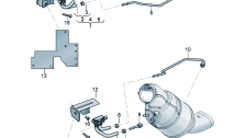 Control line with
pressure difference sender
Bracket for diff. pressure
sensor