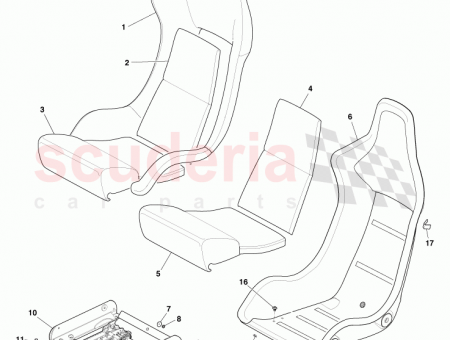 Photo of FRONT SEAY CUSHION TRIMMED ASSY RH AD23 60050…