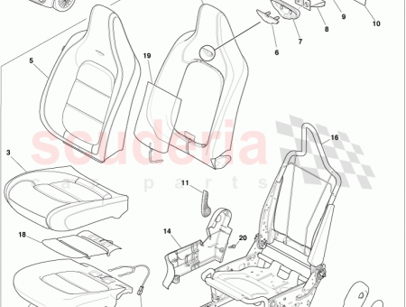 Photo of Adjuster Assy Front Seat RH LHD 72010…