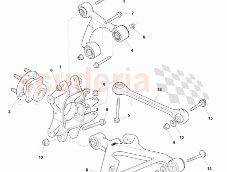 Photo of KNUCKLE REAR WHEEL RH AD23 5A970…