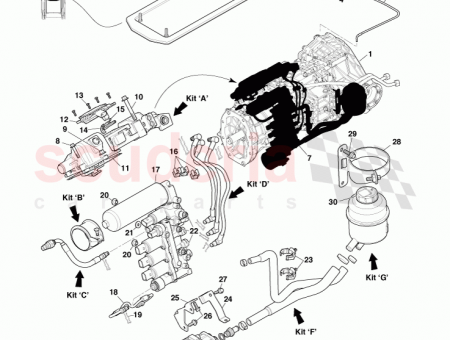 Photo of Transmission Kit Sportshift Assy 6G33 7C391…