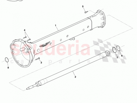 Photo of Torque Tube Propshaft Assy AD23 4500…