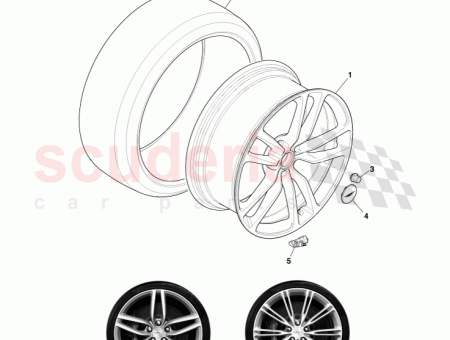 Photo of Wheel Front 20 inch 10 Spoke Forged Satin…