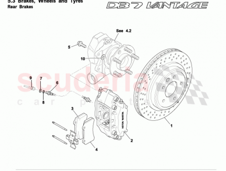 Photo of BRAKE CALIPER RR RH GREY ONE PIECE 28…