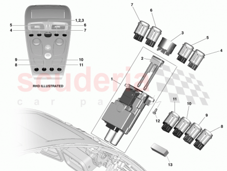 Photo of PARKING SENSOR SWITC CD33 15A860…