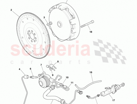 Photo of BOLT CLUTCH TO FLYWHEEL 8D33 CD60…