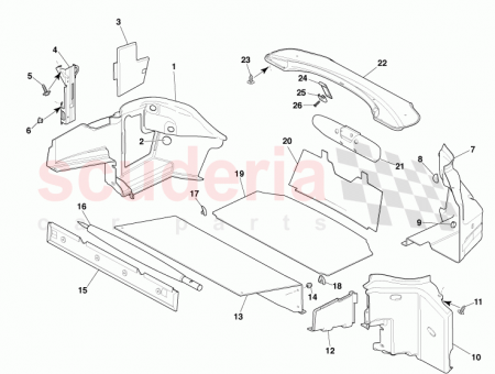 Photo of REAR SILL CARPET RF6G33 130A58…