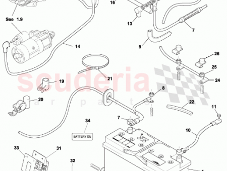 Photo of ASSY CABLE BATTERY NEGATIVE 37 123820…