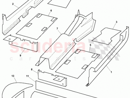 Photo of Carpet assembly rear floor RH 8384660…