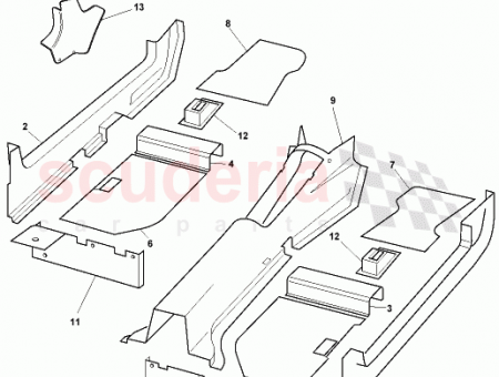 Photo of Carpet moulded ECU cover RH…