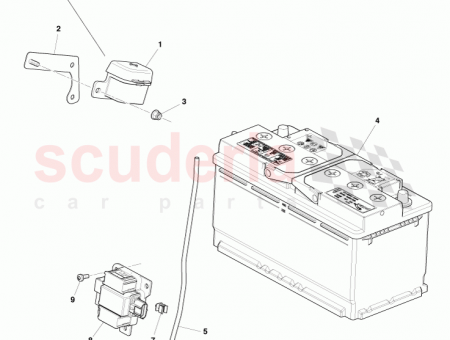 Photo of Bracket Jump Start Terminal AD23 14B600…