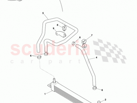 Photo of HOSE DIFF COOLER INLET AD43 7H255…