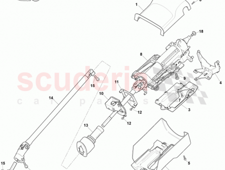 Photo of Shroud Assy steering column upper RHD 12023 14…