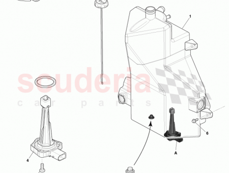 Photo of Sensor assy Oil Tank level including Gasket 8W93…