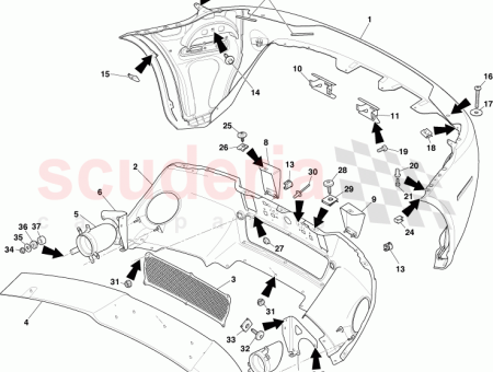 Photo of Bracket Exhaust Trim Mounting RH 6G33 5N201…