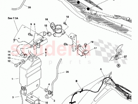 Photo of Bracket washer bottle upper…