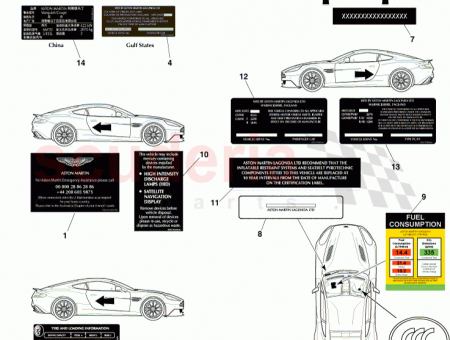 Photo of Label Winter Tyre Maximum Speeds When Fitted CG43…