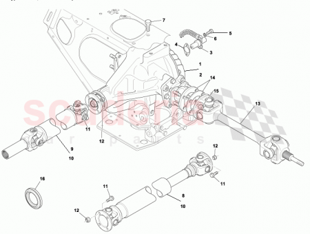 Photo of BOLT PROPSHAFT COUPLING 3 8in 31…