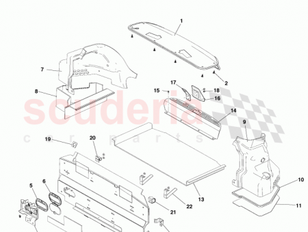 Photo of LOAD COMPARTMENT SWITCH BEZEL 4G43 43662…