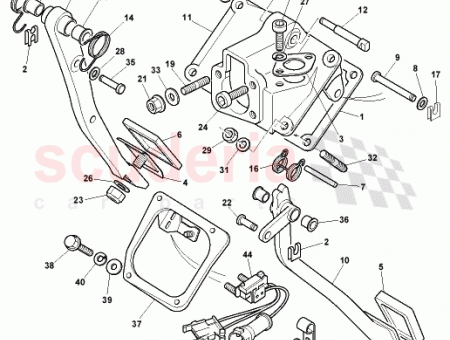 Photo of Pedal and housing assembly 29…