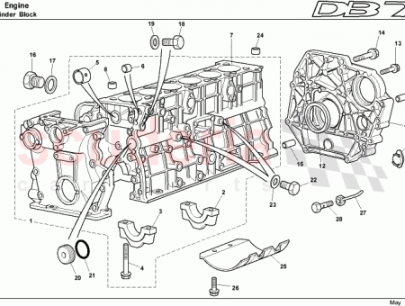 Photo of ENGINE COMPLETE AUTO FEDERAL 6 CYL 14…