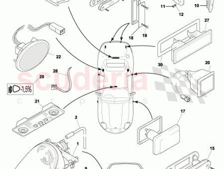 Photo of REAR NUMBER PLATE LIGHT 37 140024…