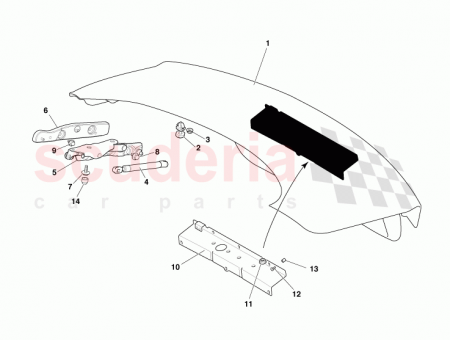 Photo of ASSY DECKLID COUPE FED 4G43 40110…