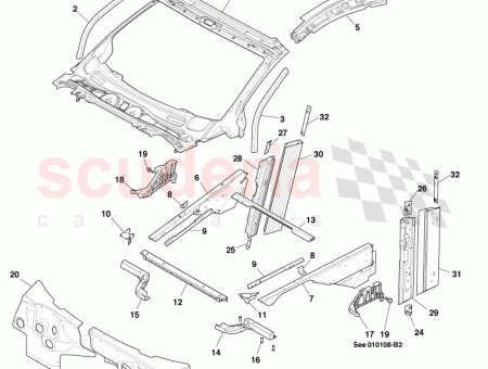 Photo of Pillar front body reinforced RH…