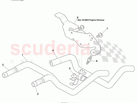 Photo of Hose Heater Inlet RHD AY93 18D334…