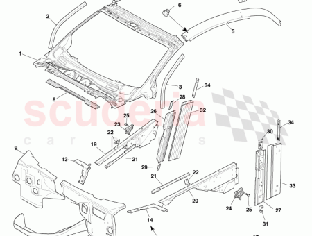 Photo of Nutplate A Post Hinge Upper LH 6G33 15111…