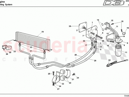 Photo of HOSE ASSY ENGINE OIL COOLER FEED 44…