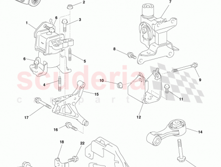 Photo of Bracket Engine Moving Control Rod 12313…