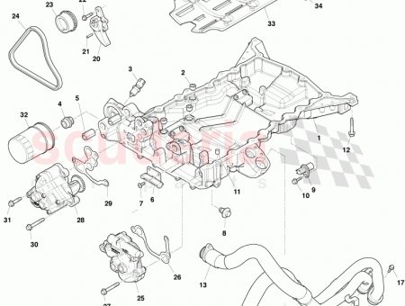 Photo of BOLT M8 x 50 HEX FLNG PIL 8…