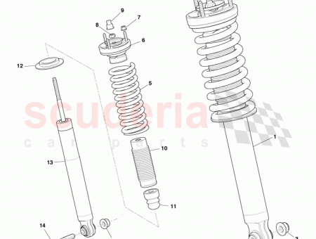 Photo of DAMPER ASSEMBLY FRONT COUPE BG33 18B036…