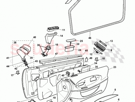 Photo of WAIST SEAL INNER DOOR RH LH 77…