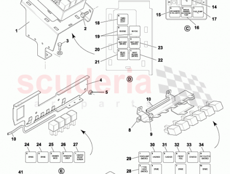 Photo of RELAY MOUNTING BRACKET 37 124606…