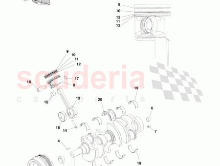 Photo of RING SET SNGLE PISTN 6G43 02…