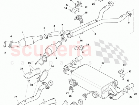 Photo of Pipe Exhaust Intermediate RH 6G33 5220…