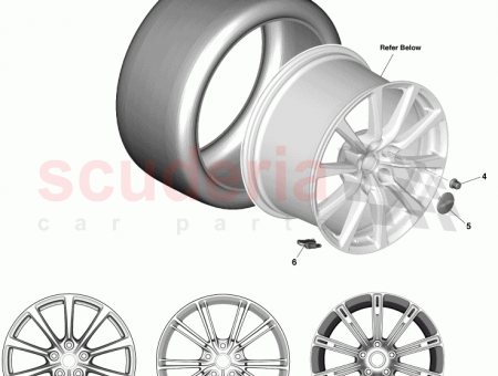 Photo of Wheel Rear 20 Inch 10 Spoke AD43 9965G…