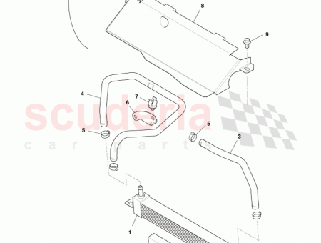 Photo of Hose Diff Cooler Inlet 9D33 7H255…