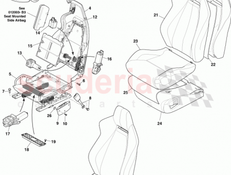 Photo of Front Seat Assembly Complete Trimmed RH AD23 60008…