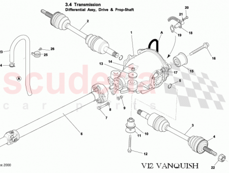 Photo of DRIVESHAFT ASSY RH 1R12 270290…