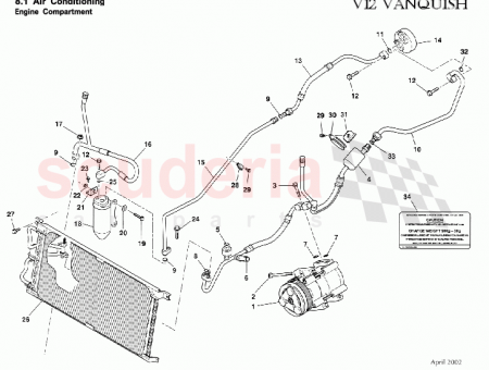 Photo of TUBE ASSY A C CONDENSOR TO RECEIVER 1R12…