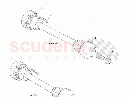 Photo of REAR DRIVE HALFSHAFT ASSY LH MANUAL 4G43 4K139…