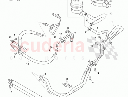 Photo of COOLING LOOP POWER STEERING AD43 3D746…