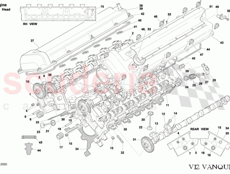 Photo of CYLINDER HEAD ASSEMBLY LH 5R13 6050…