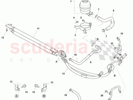 Photo of HOSE ASSY PAS RESERVOIR TO PUMP SUCTION AD23…